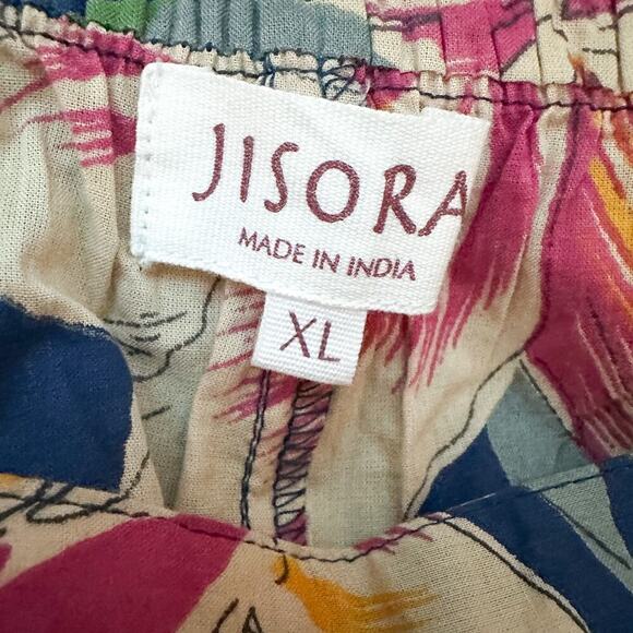 Jisora Large Floral Tropical Pull-On Wide Leg Pants Size XL - Picture 10 of 10